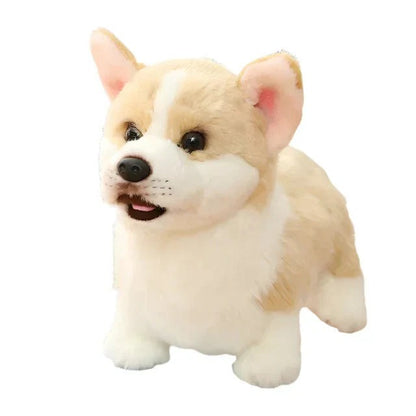 Washable Plush Dog Stuffed Animal with Portable Design