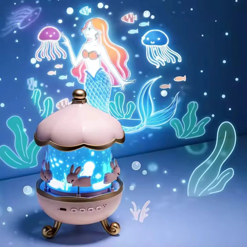 Rechargeable Bedtime Projector with Wireless Speaker
