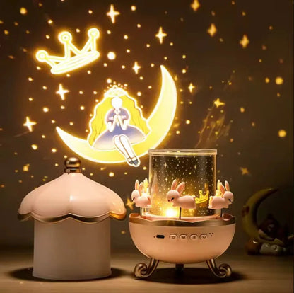 Rechargeable Bedtime Projector with Wireless Speaker