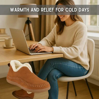 Orthopedic Fleece Lined Shoes with Cushioned Support