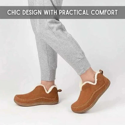 Orthopedic Fleece Lined Shoes with Cushioned Support