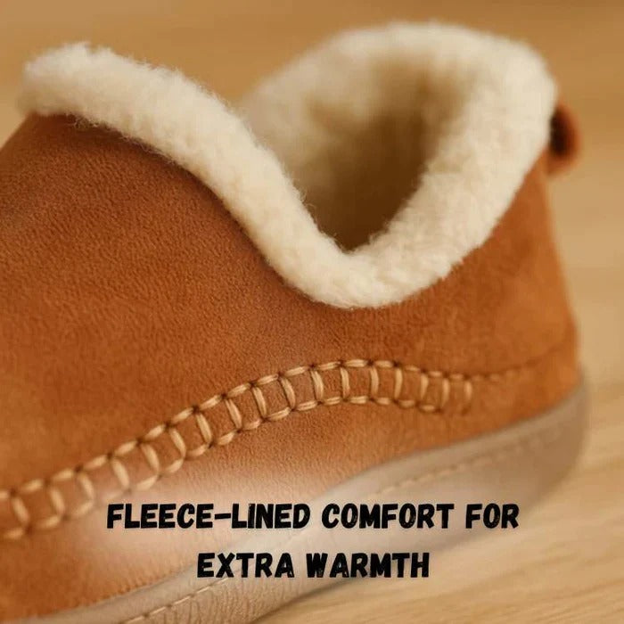 Orthopedic Fleece Lined Shoes with Cushioned Support