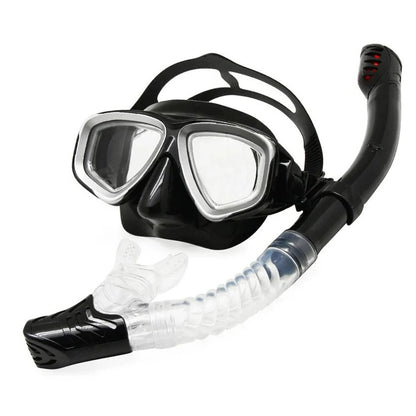 Tempered Glass Scuba Mask with Silicone Seal, Anti Fog Lens
