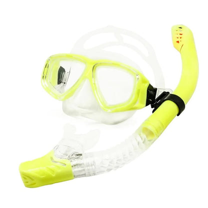 Tempered Glass Scuba Mask with Silicone Seal, Anti Fog Lens