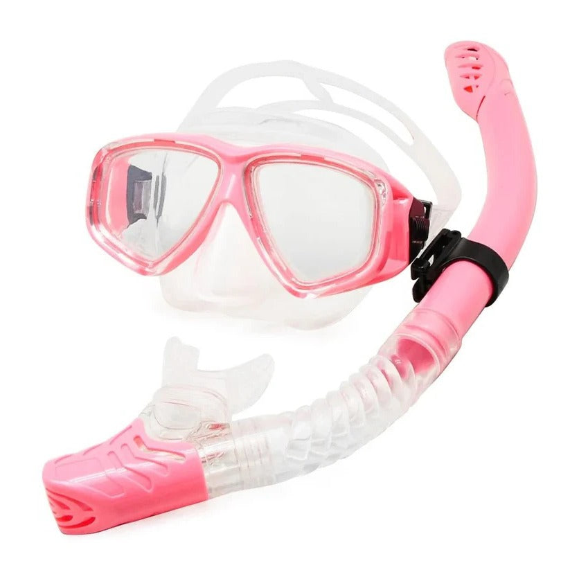 Tempered Glass Scuba Mask with Silicone Seal, Anti Fog Lens