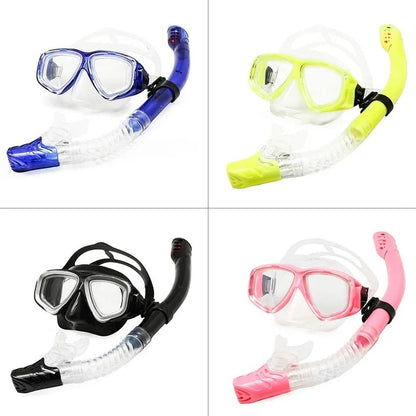 Tempered Glass Scuba Mask with Silicone Seal, Anti Fog Lens
