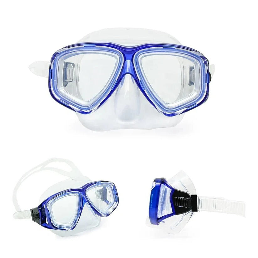 Tempered Glass Scuba Mask with Silicone Seal, Anti Fog Lens