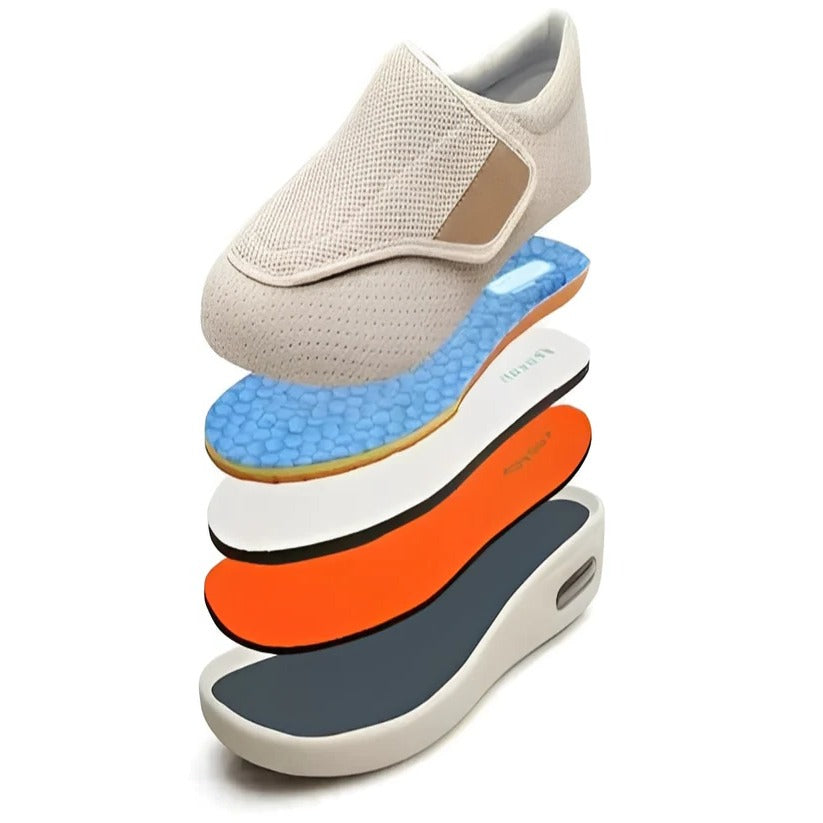 Orthopedic Slip On Shoes with Memory Foam and Wide Fit