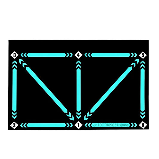 Football Training Mat with Interactive Video Coaching System