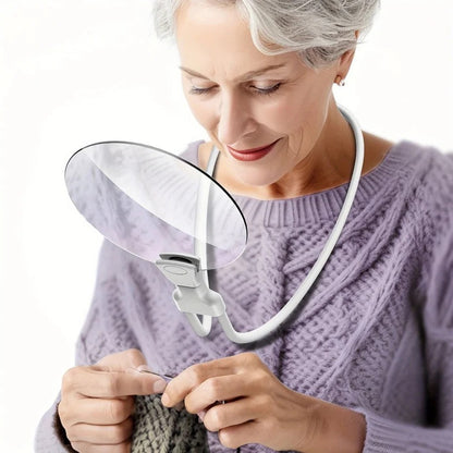 Hands Free Neck Magnifying Glass with 5X Magnification