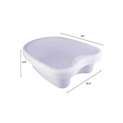 ABS Foot Soaking Tub, Deep Basin with Massage Base