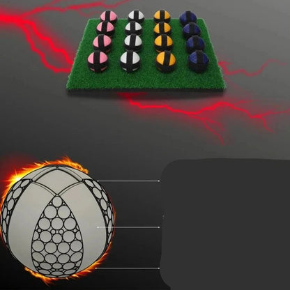 Mini Tabletop Golf Putting Practice Set with Adhesive Target Base Pad