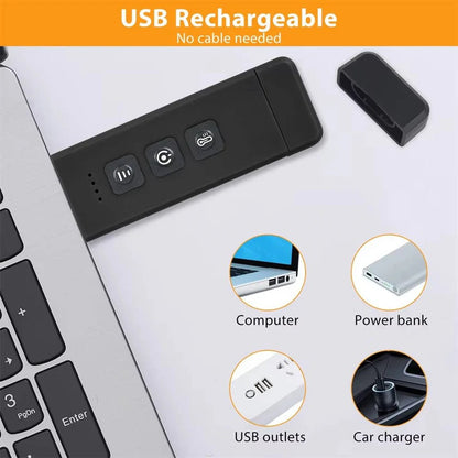 Mini USB Rechargeable LED Reading Lamp with Timer and Clip On Design