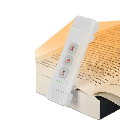 Mini USB Rechargeable LED Reading Lamp with Timer and Clip On Design