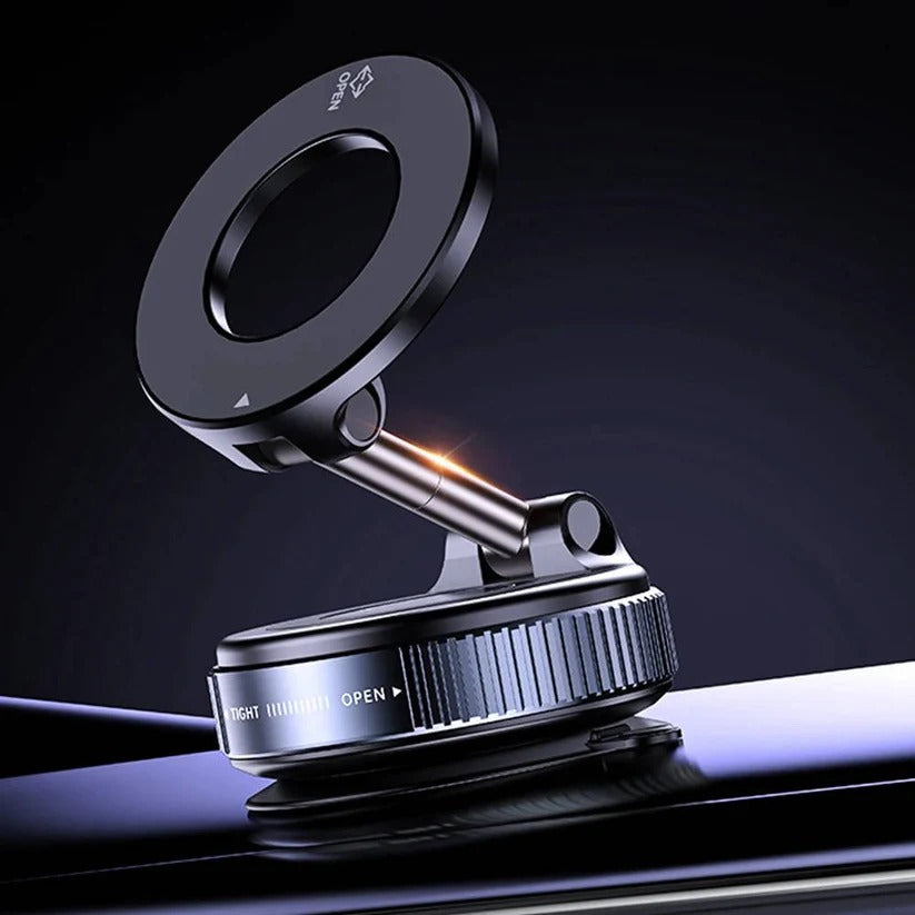 Foldable Magnetic Car Phone Mount with 360 Degree Hands Free Rotation