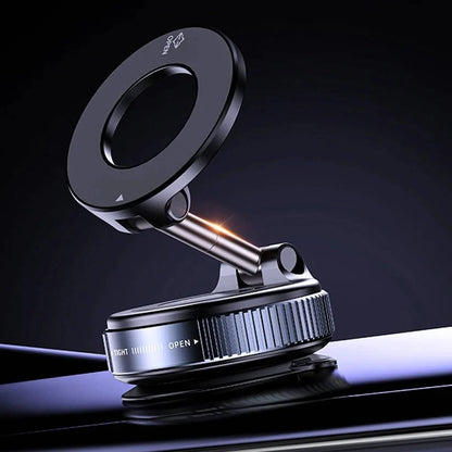 Foldable Magnetic Car Phone Mount with 360 Degree Hands Free Rotation