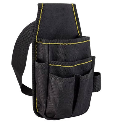 Electrician Tool Pouch with Adjustable Belt and Reinforced Base