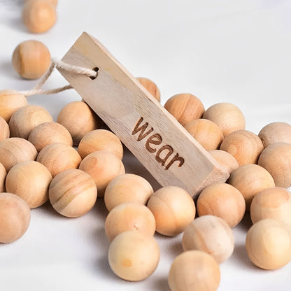 Cedar Camphorwood Moth Repellent Balls for Closets and Drawers