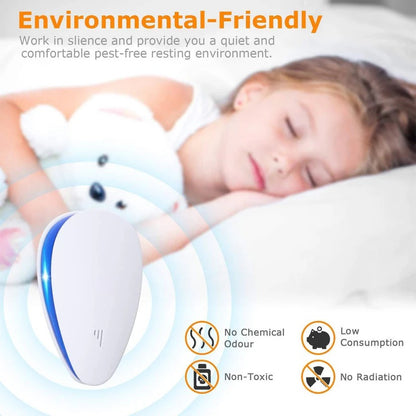 Plug In Ultrasonic Pest Repeller for Bed Bugs and Indoor Insects