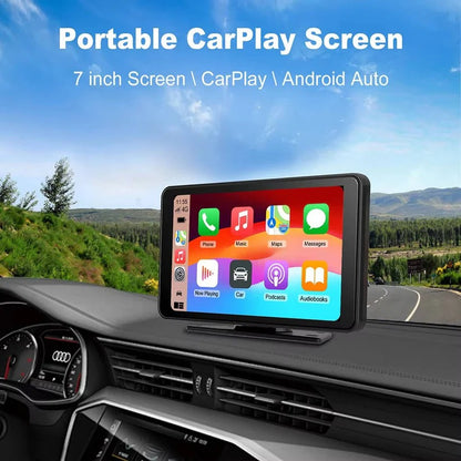 Wireless 7 Inch Car Touchscreen Displace with Voice Control for Vehicles