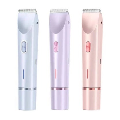 Women’s Dual Head Body Trimmer with IPX7 Waterproof  Rechargeable Design