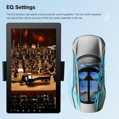 Touchscreen Car Stereo with Rotating Display, Bluetooth and Backup Camera Support