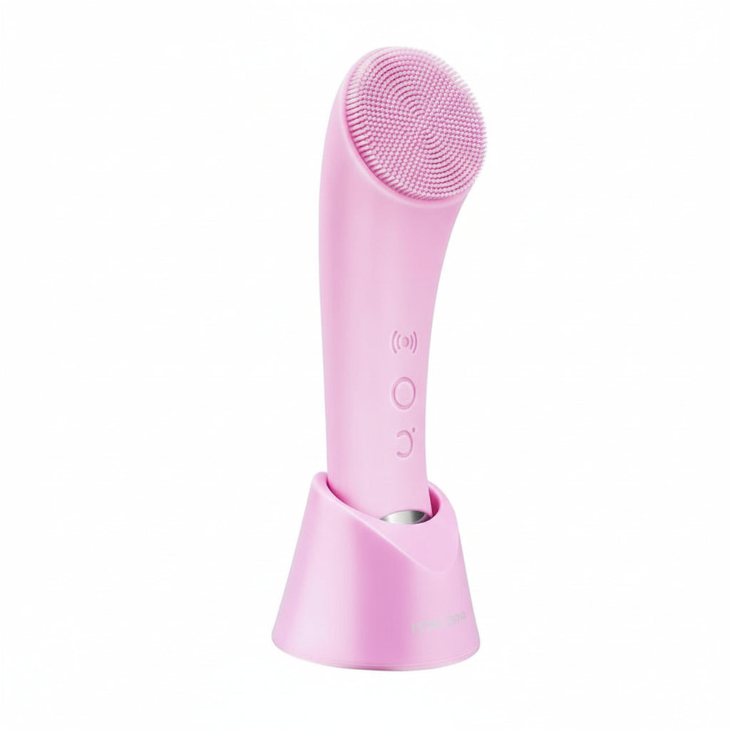 Rechargeable Silicone Face Scrubber with Heated Massage
