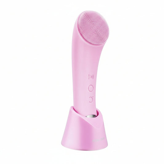 Rechargeable Silicone Face Scrubber with Heated Massage