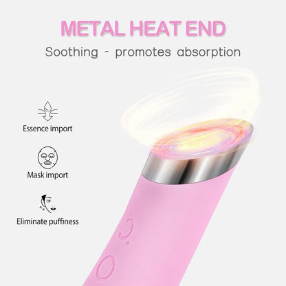 Rechargeable Silicone Face Scrubber with Heated Massage