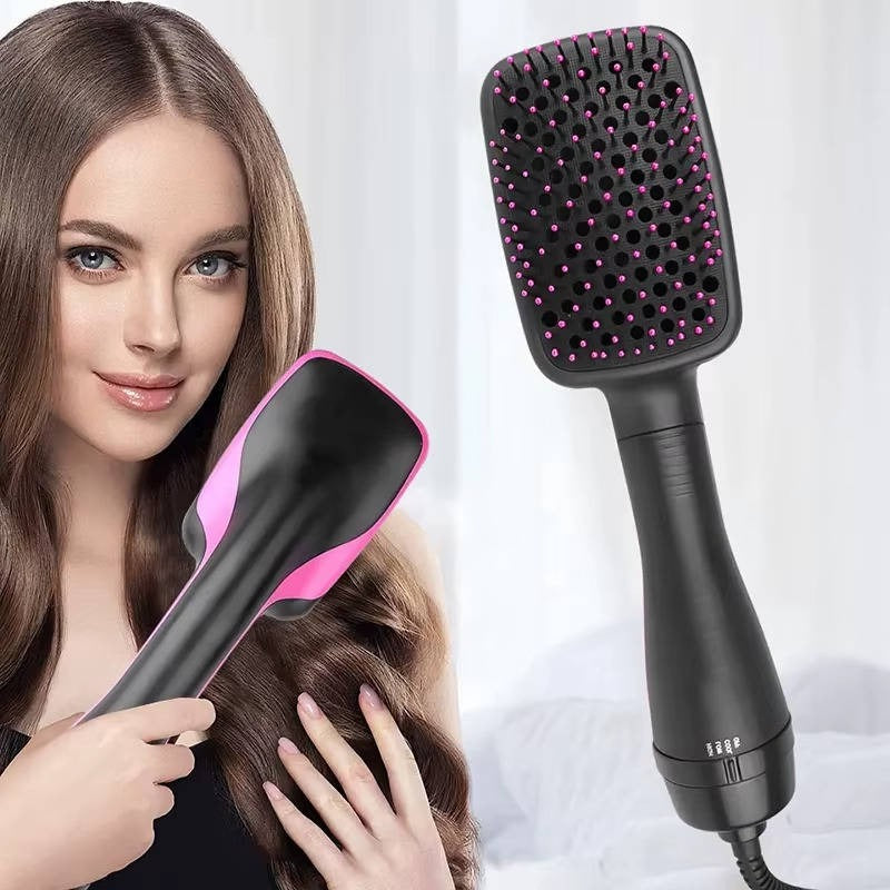 1000W Paddle Blow Dryer Brush with 3 Adjustable Heat Setting