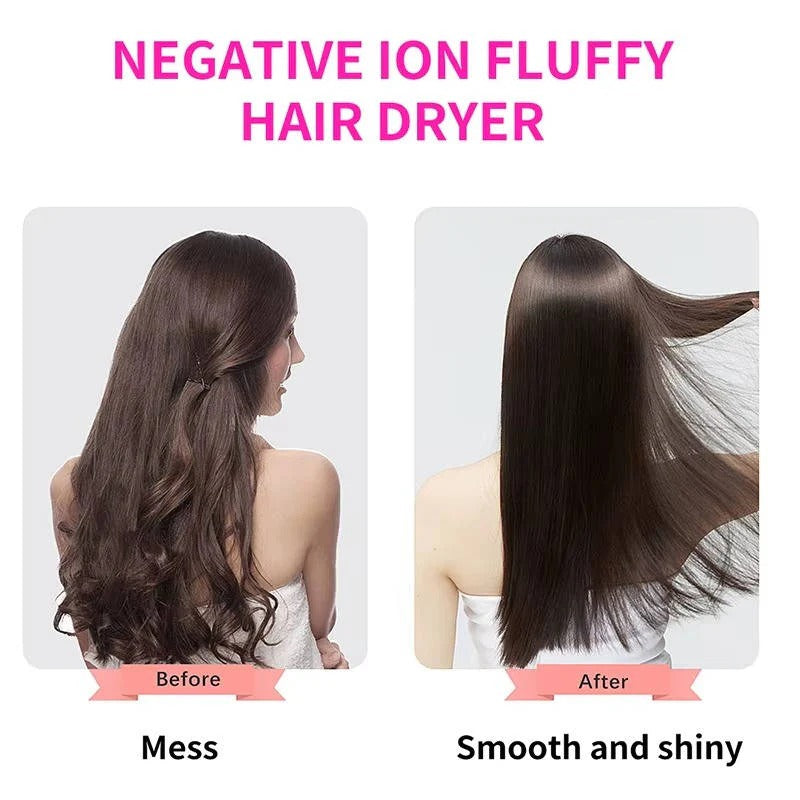 1000W Paddle Blow Dryer Brush with 3 Adjustable Heat Setting