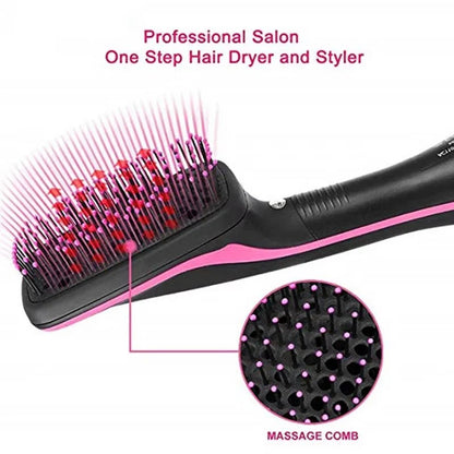 1000W Paddle Blow Dryer Brush with 3 Adjustable Heat Setting