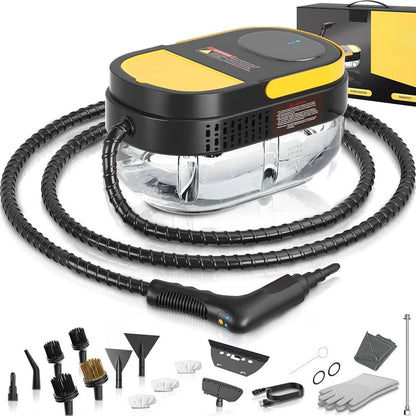 Handheld Steam Cleaner for Home and Car Use on Tile, Grout and Floor Surfaces