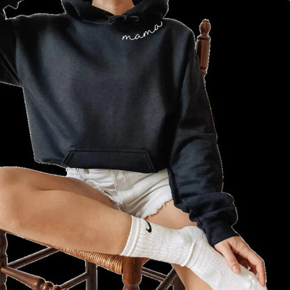 Personalized Pullover Hoodie with Custom Name on Sleeve