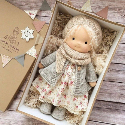 Handmade Waldorf Cotton Doll with Soft and Durable Construction