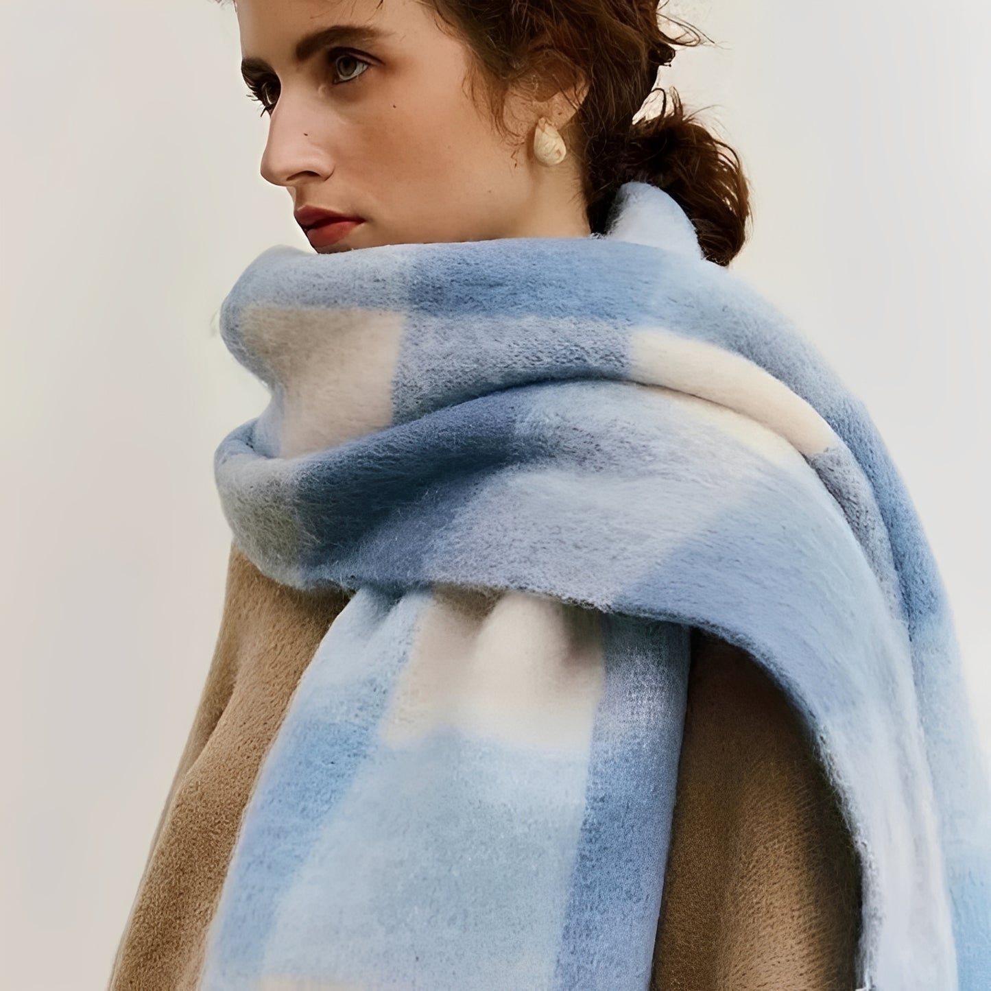 Women's Cashmere Scarf with Lightweight Winter Wrap