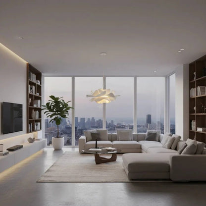 Dimmable Flower Pendant Ceiling Light for Living Room and Bedroom Decor
