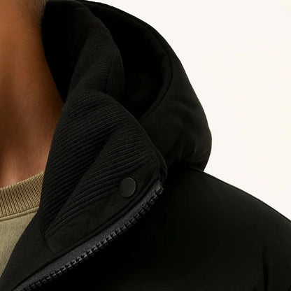 Men's Hooded Lightweight Puffer Jacket for Cold Weather