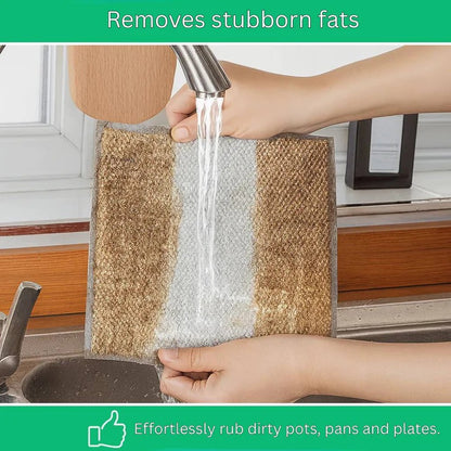 Stainless Steel Reusable Cleaning Cloths for Scratch-Free Surface Scrubbing
