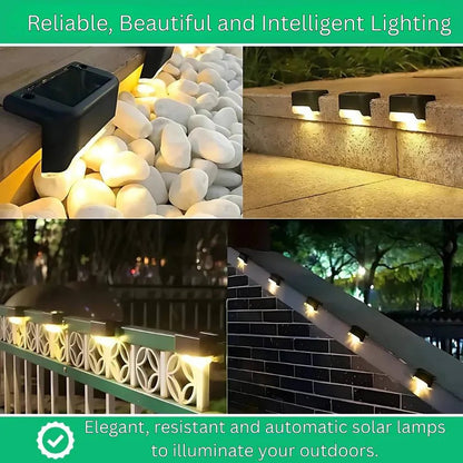 Waterproof Solar Powered LED Outdoor Lights with Automatic Dusk to Dawn Sensor
