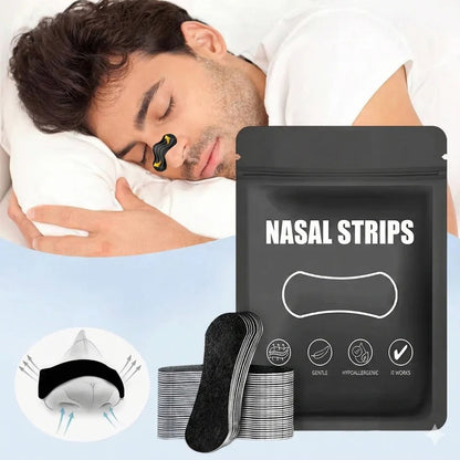 Triple Layer Nasal Strips for Nighttime Breathing Support