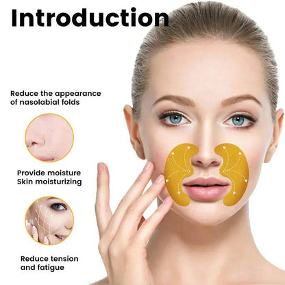 Moisturizing Face Patches for Smile Lines and Forehead, 10 Pack