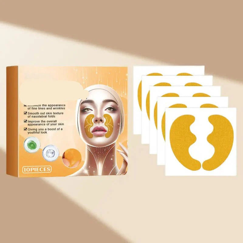 Moisturizing Face Patches for Smile Lines and Forehead, 10 Pack