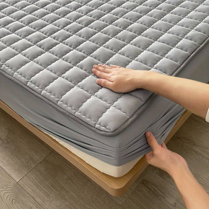 Deep Pocket Mattress Protector Support with Waterproof Quilted Layer