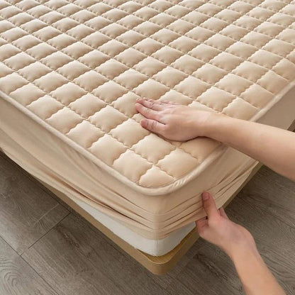 Deep Pocket Mattress Protector Support with Waterproof Quilted Layer