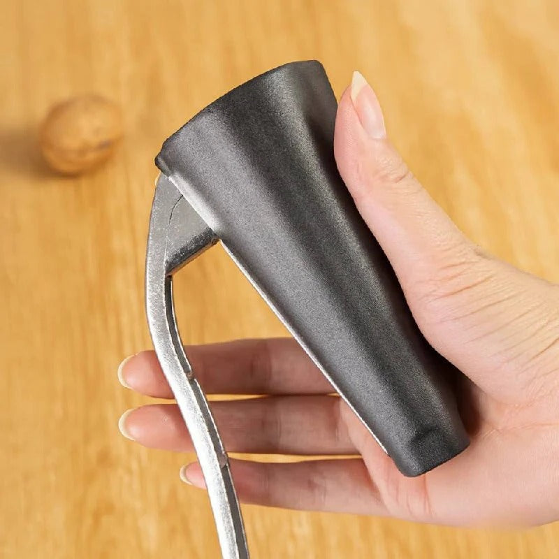 Zinc Alloy Lever Nutcracker for Walnuts Almonds Hazelnuts with Easy Grip Handle