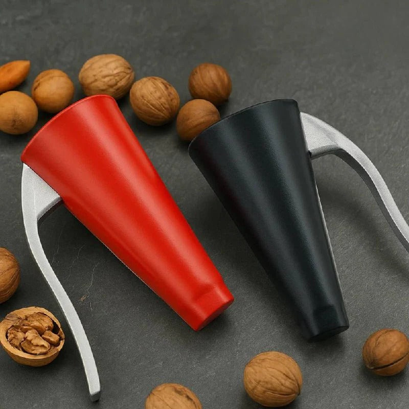 Zinc Alloy Lever Nutcracker for Walnuts Almonds Hazelnuts with Easy Grip Handle