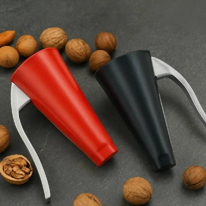 Zinc Alloy Lever Nutcracker for Walnuts Almonds Hazelnuts with Easy Grip Handle
