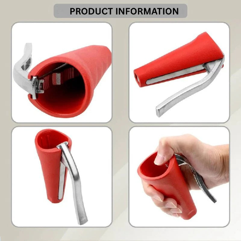 Zinc Alloy Lever Nutcracker for Walnuts Almonds Hazelnuts with Easy Grip Handle