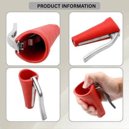 Zinc Alloy Lever Nutcracker for Walnuts Almonds Hazelnuts with Easy Grip Handle